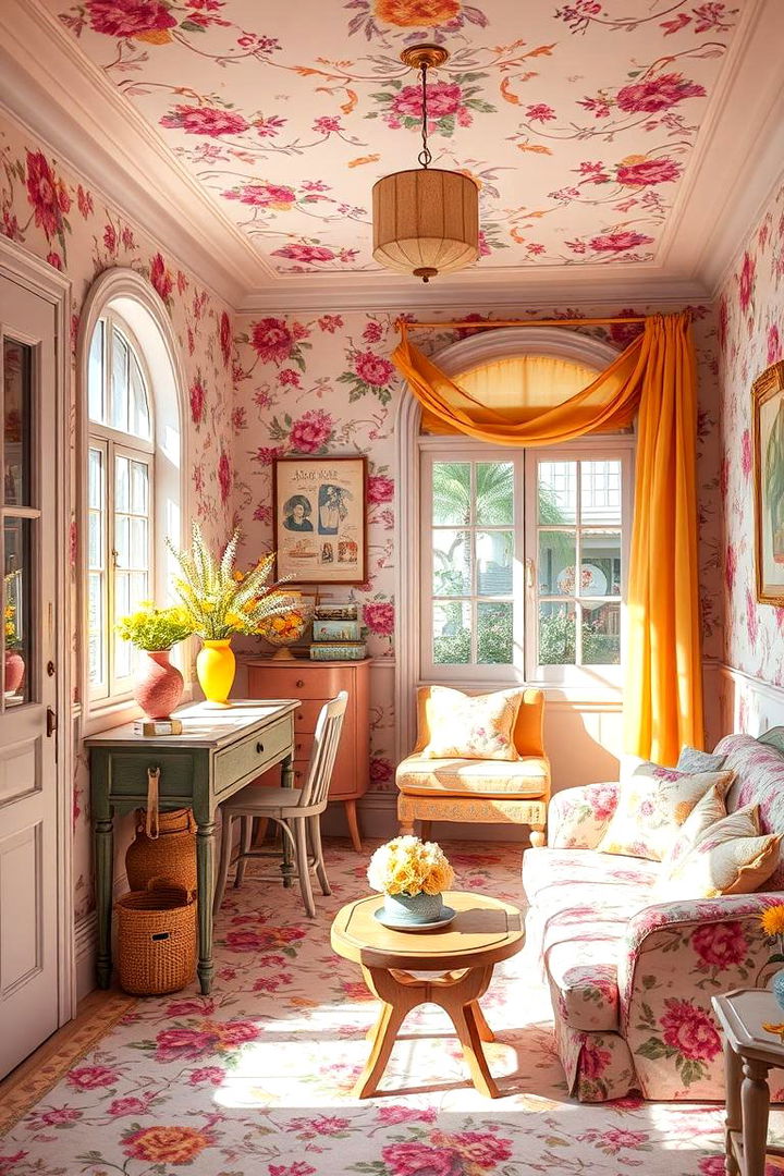 Floral Inspirations - 22 Colorful Room Ideas