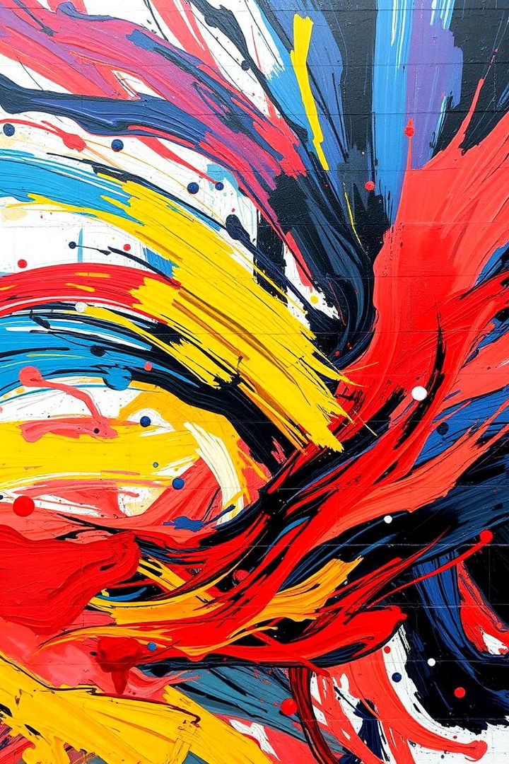 Fluid Brushstroke Mural - 22 Pool Murals