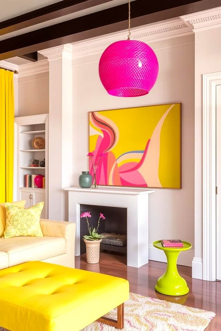 Fluorescent Accent Pieces - 22 80s Bedroom Ideas