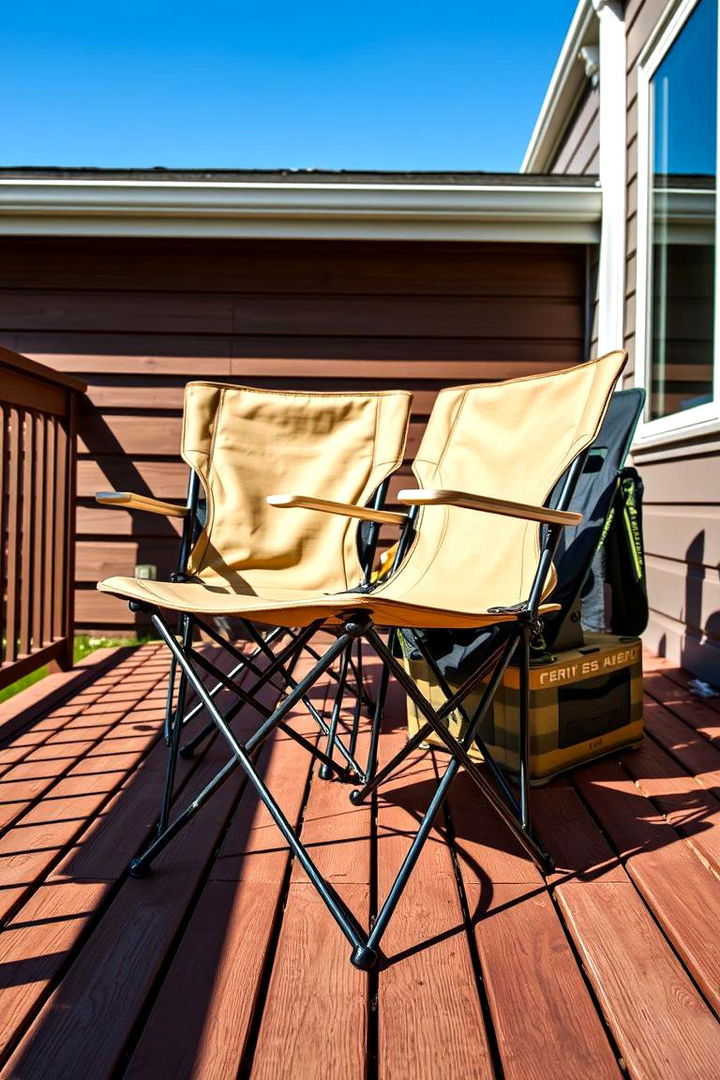 Foldable Deck Chairs - 22 Deck Seating Ideas