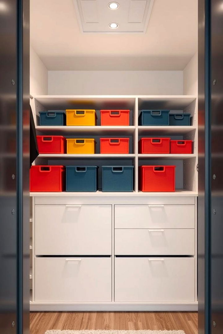 Foldable Storage Boxes - 22 Small Closet Storage Ideas