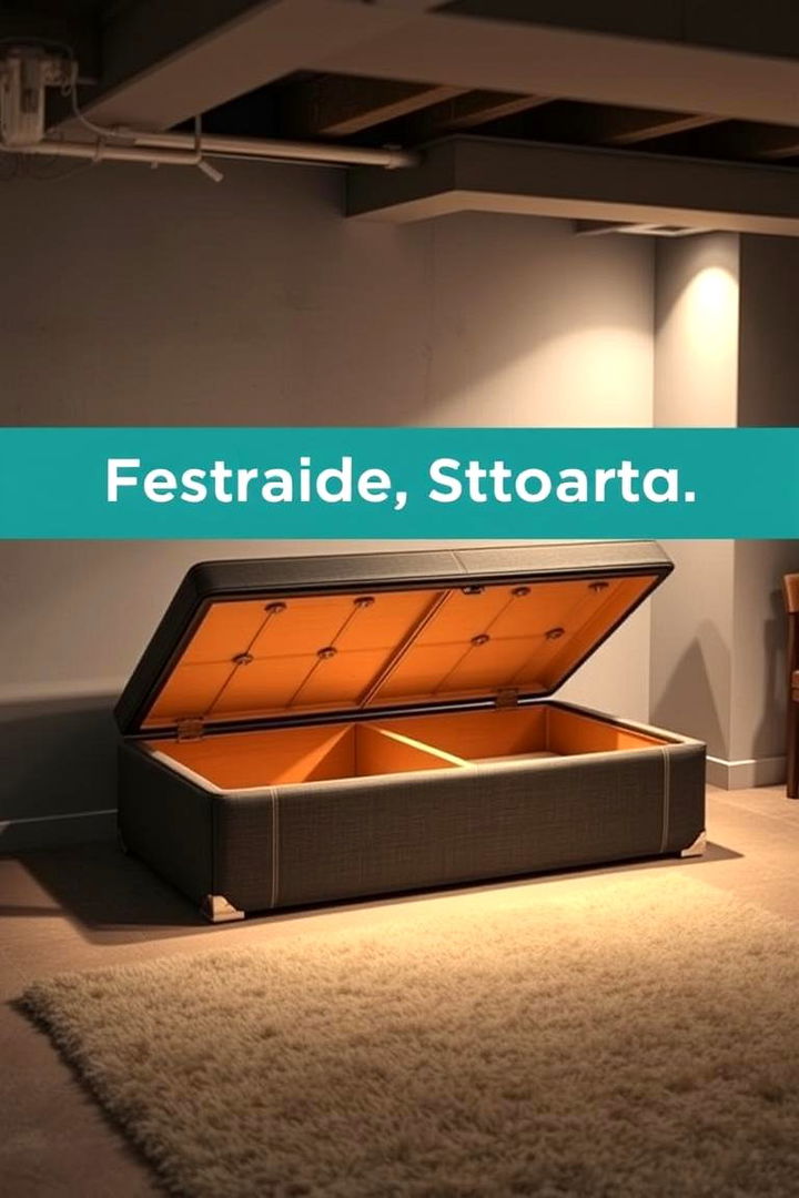 Foldable Storage Furniture - 22 Basement Storage Ideas