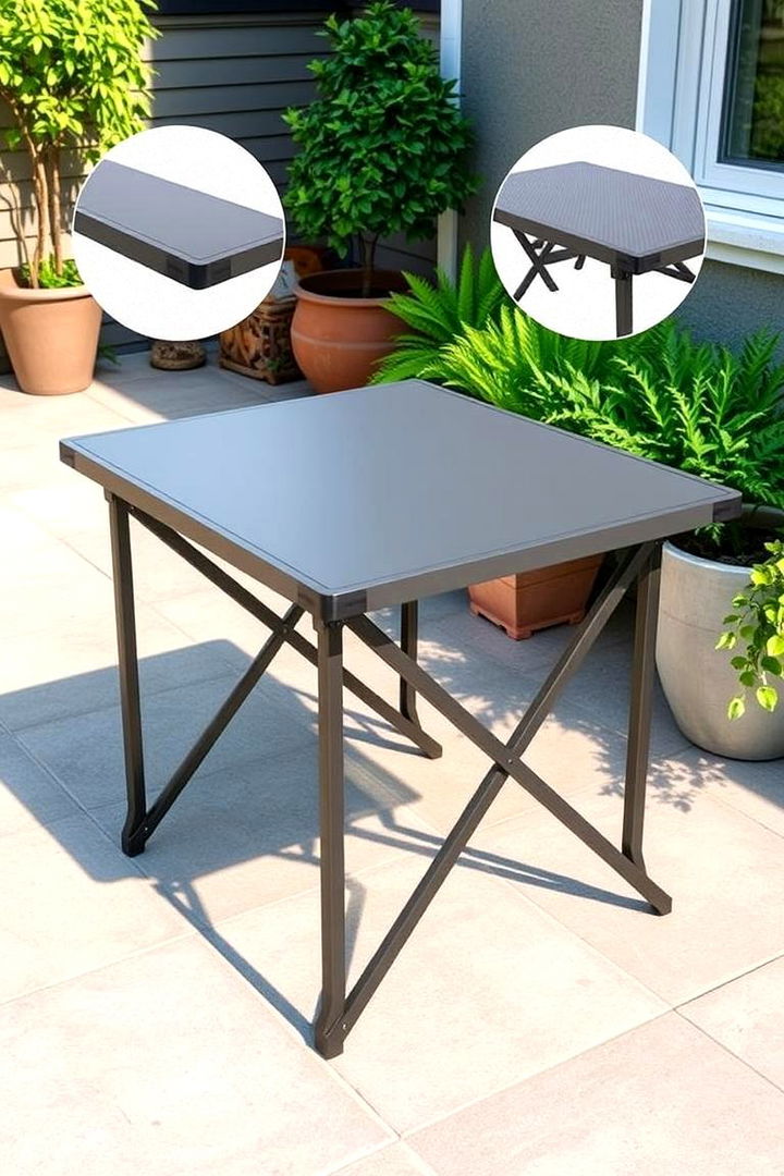 Folding Outdoor Tables - 22 Outdoor Furniture Ideas