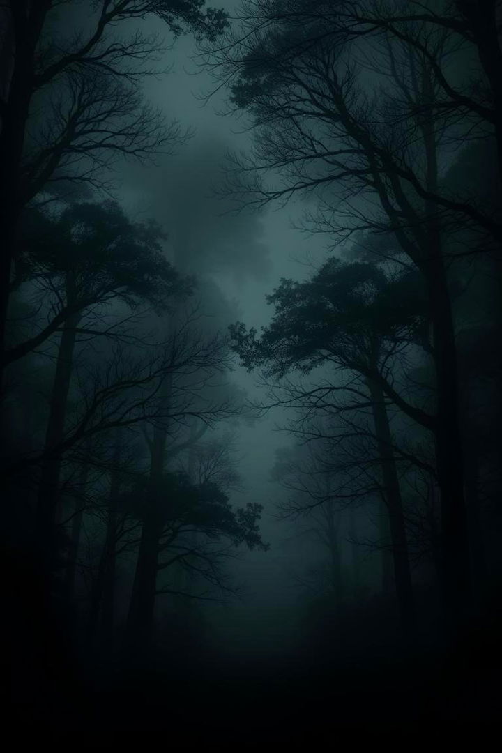 Forbidden Forest Backdrop Ambiance - 22 Harry Potter Decor Ideas