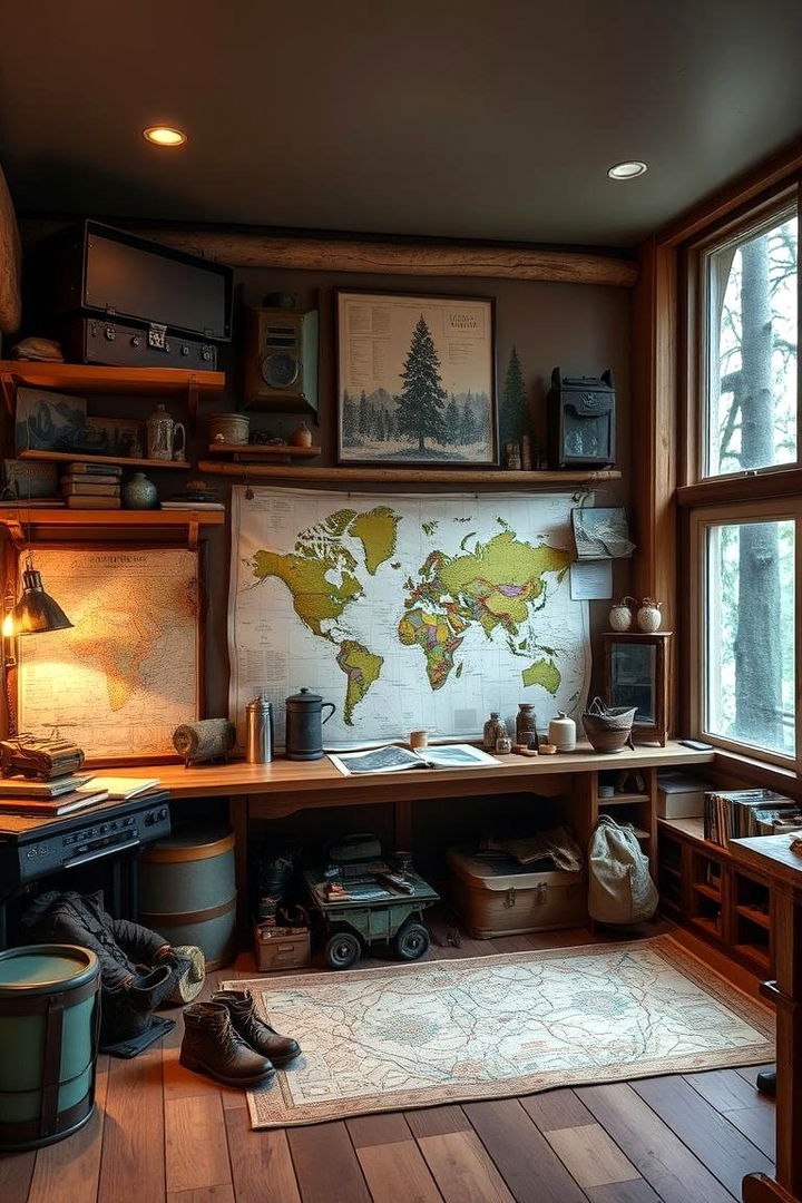 Forest Expedition Hub - 22 Hunting Room Ideas