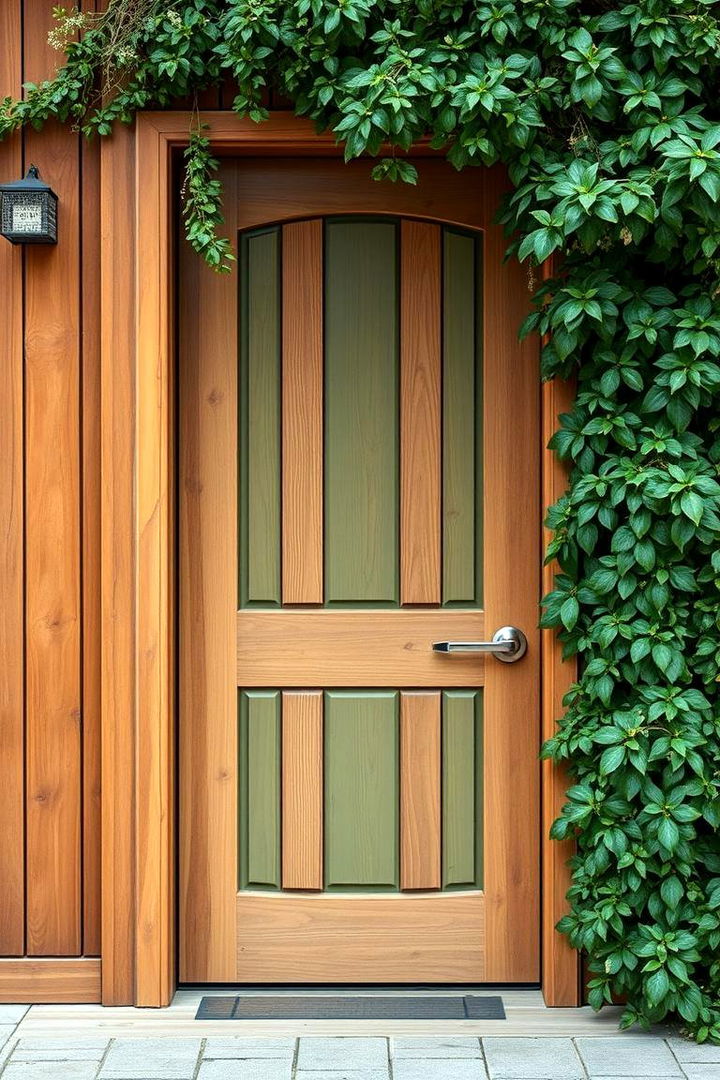 Forest Green Vibrance - 22 Cedar Front Door Colors Ideas