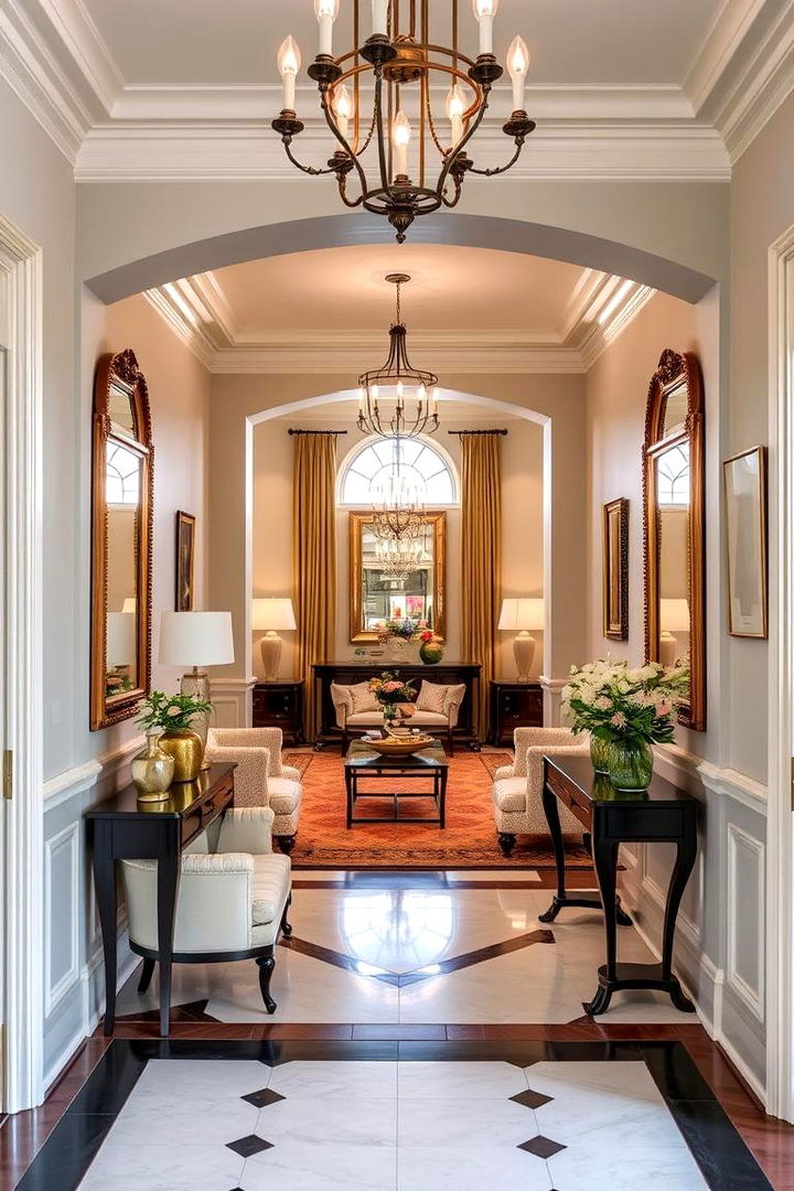 Formal Entry Connection to the Foyer - 22 Formal Living Room Ideas