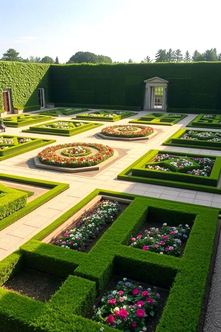 Formal Parterre Garden Arrangement - 22 English Garden Ideas