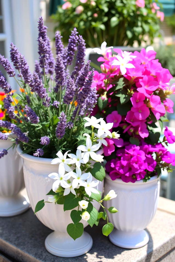 Fragrant Florals Ensemble - 22 Container Garden Ideas