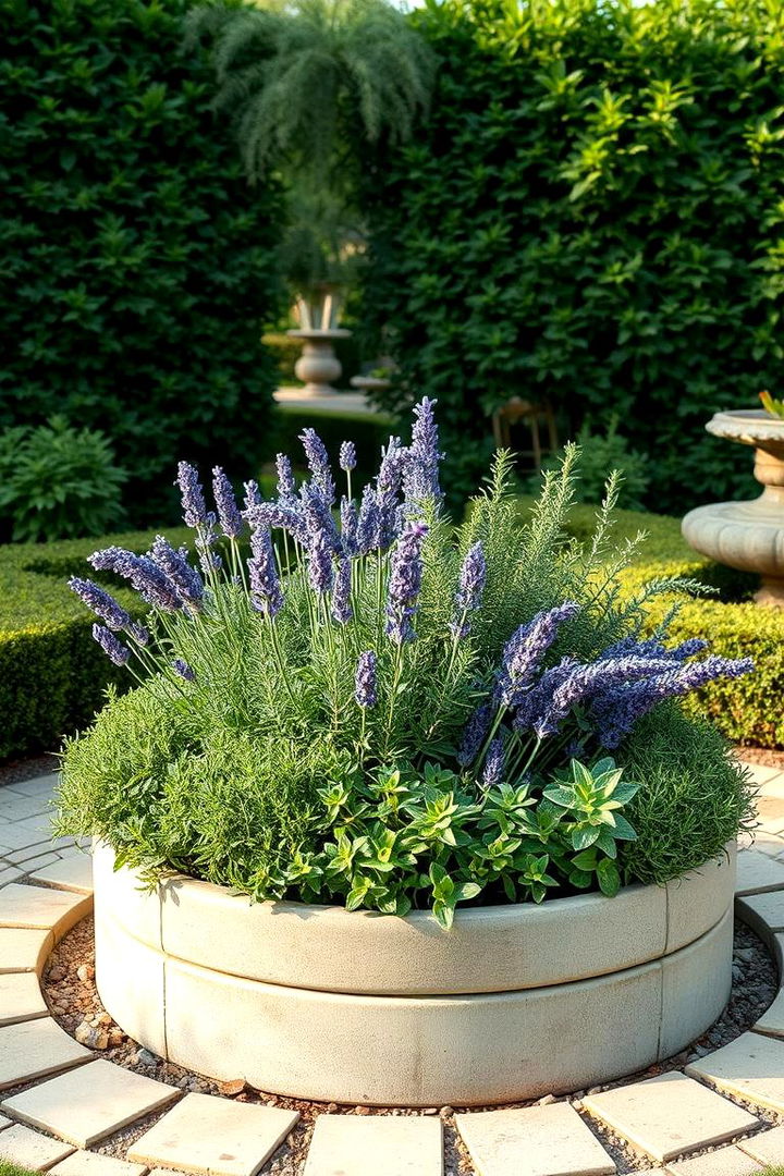 Fragrant Herb Islands - 22 Parterre Garden Ideas