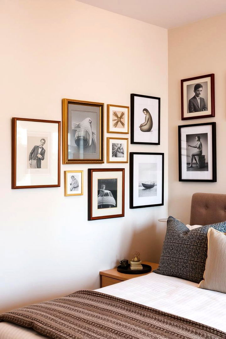 Framed Art Collections - 22 Bedroom Wall Decor Ideas