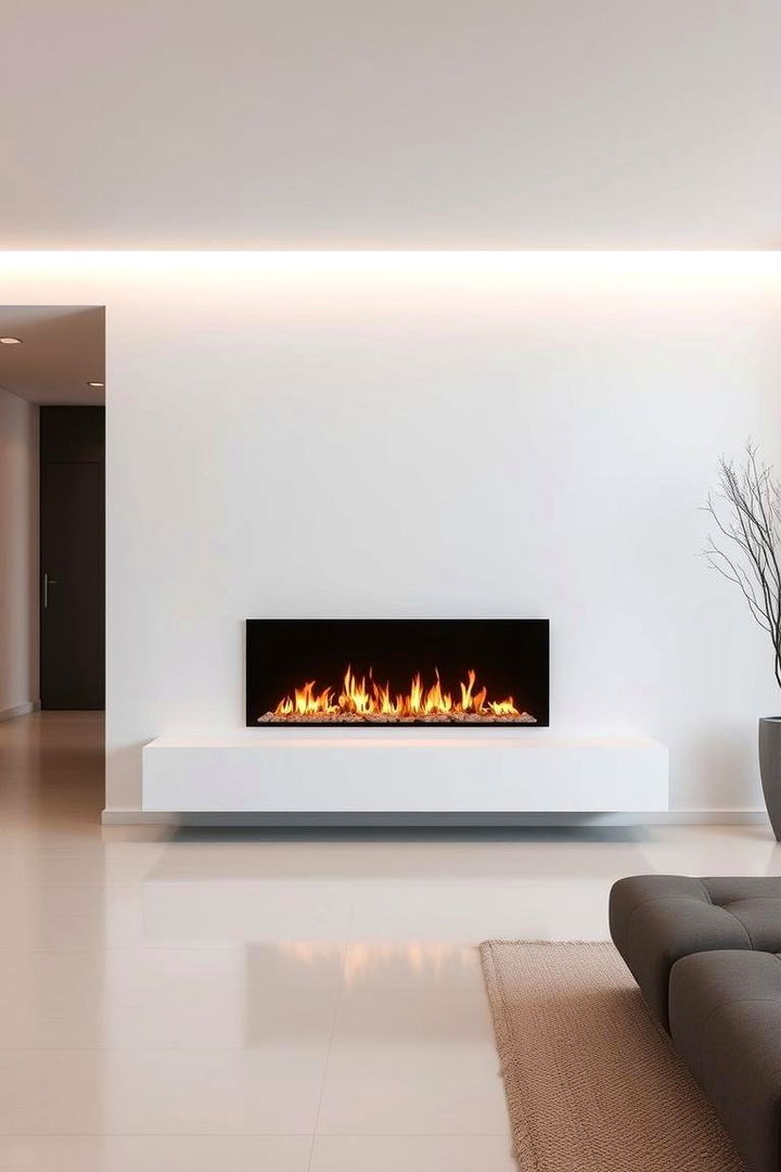 Frameless Electric Fireplace - 22 Electric Fireplace Ideas