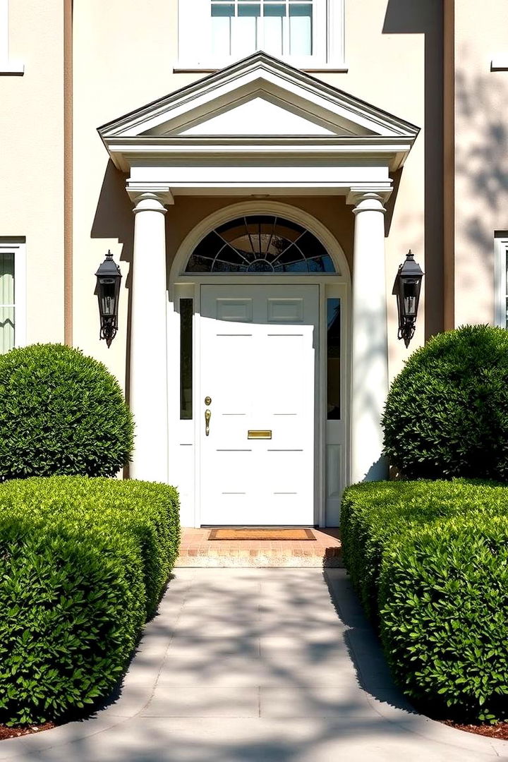 Framing Home Entrances with Boxwood Elegance - 22 Front Yard Boxwood Shrubs