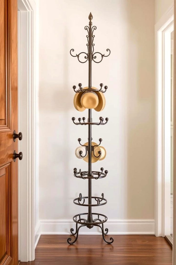 Free Standing Vintage Hat Rack - 22 Hat Rack Ideas