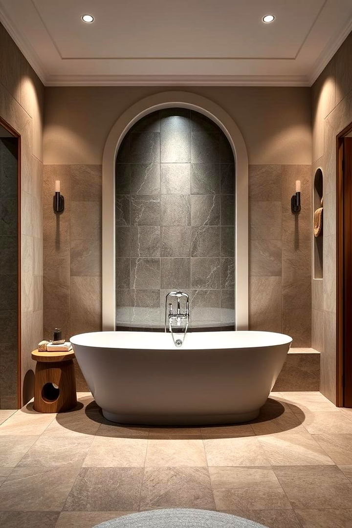 Freestanding Bathtub Focus - 22 Tuscan Bathroom Ideas