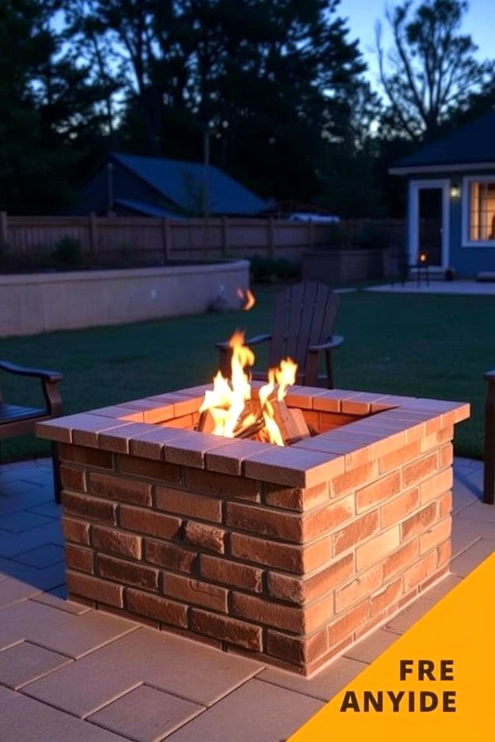 Freestanding Brick Fire Pit - 22 Brick Fire Pit Ideas