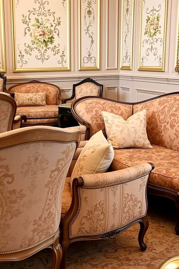 French Inspired Upholstery Patterns - 22 French Bedroom Decor Ideas