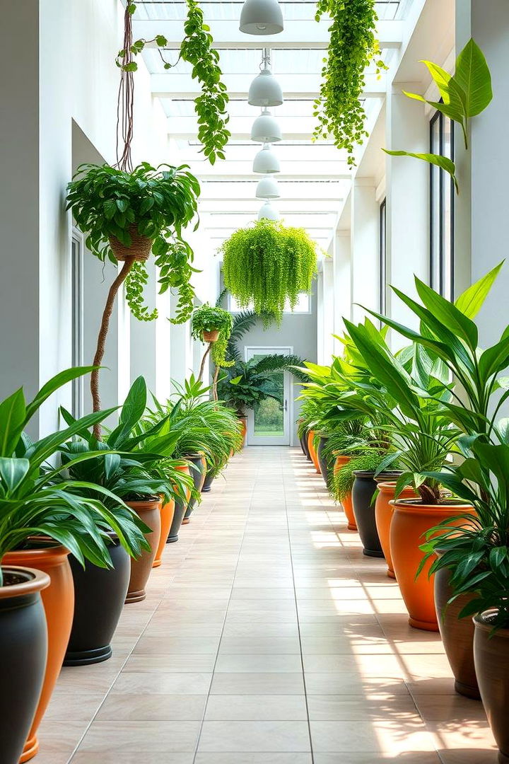 Fresh Air Enhancing Plants - 22 Green Hallway Ideas