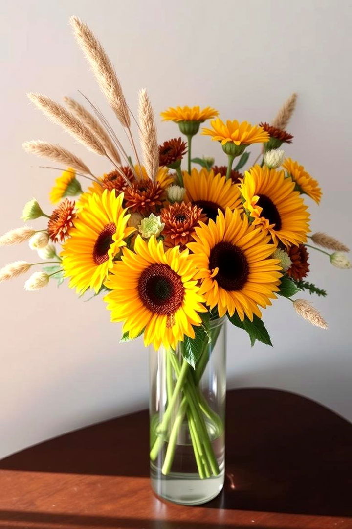 Fresh Floral Fall Arrangements - 22 Fall Decor Ideas