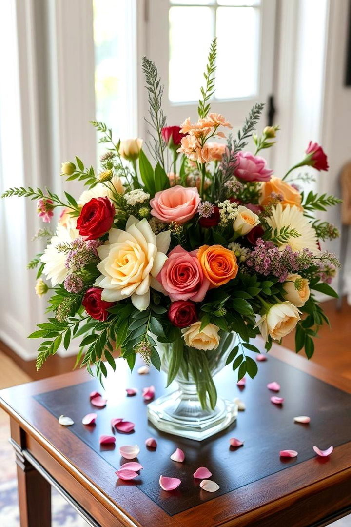 Fresh Floral Focal Points - 22 Entry Table Decor Ideas