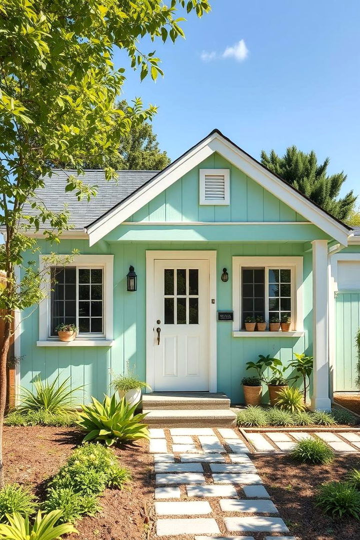 Fresh Mint - 22 Exterior Color Palettes for Small Homes