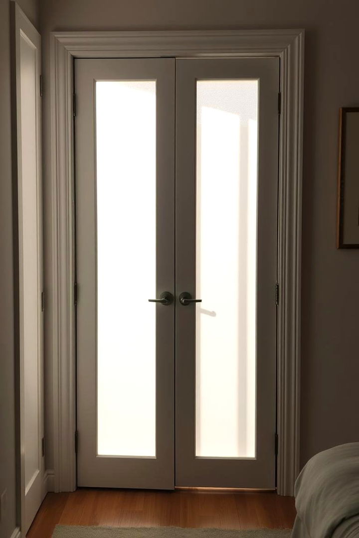 Frosted Glass Doors - 22 closet door ideas