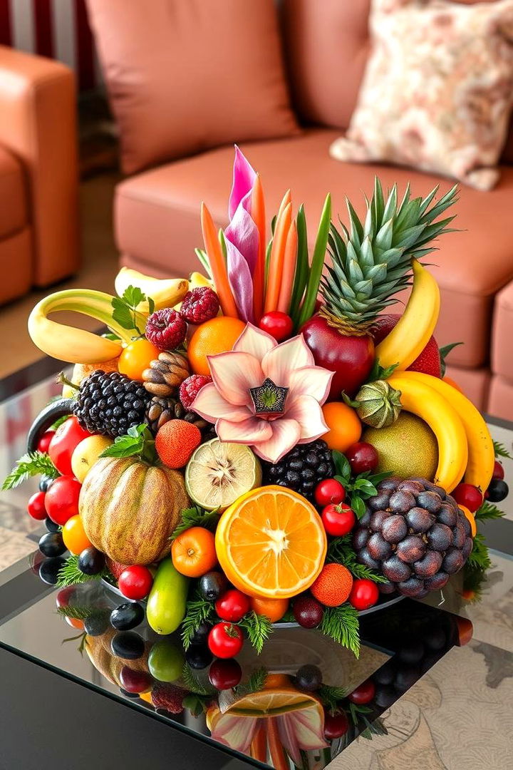 Fruit and Vegetable Displays - 22 Coffee Table Centerpiece Ideas