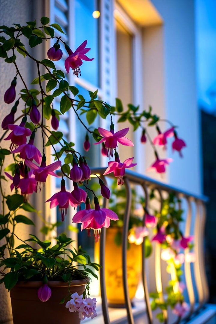 Fuchsia for Elegant Drooping Blooms - 22 Flowering Plants for Balcony