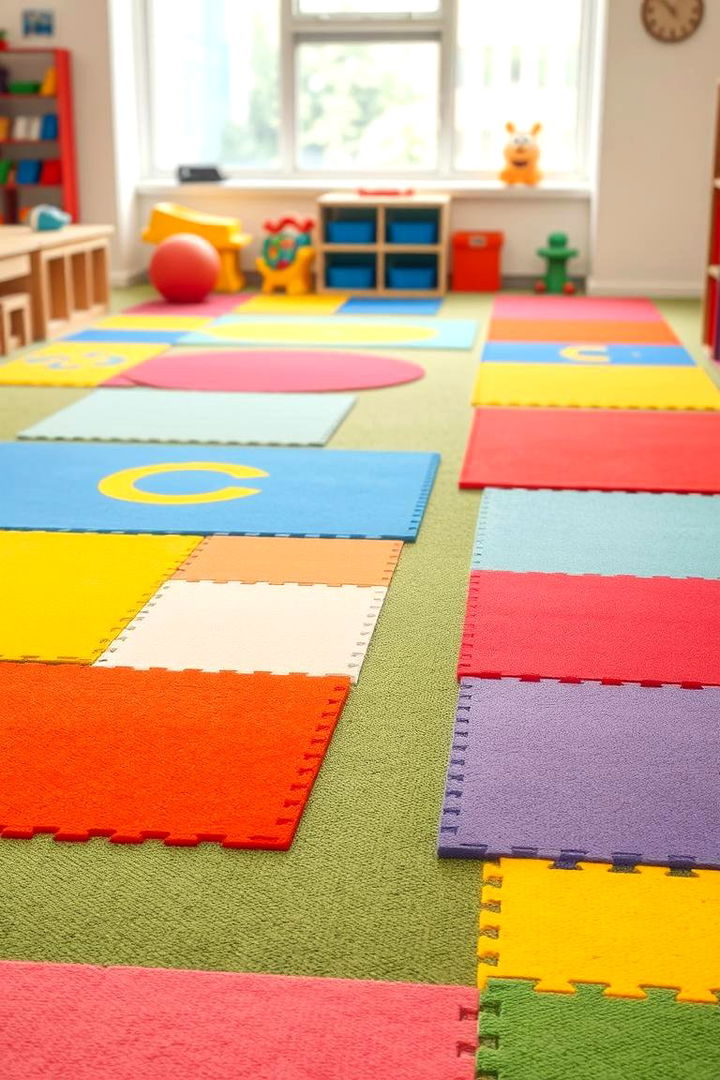 Fun Flooring Options - 22 Kids Room Ideas