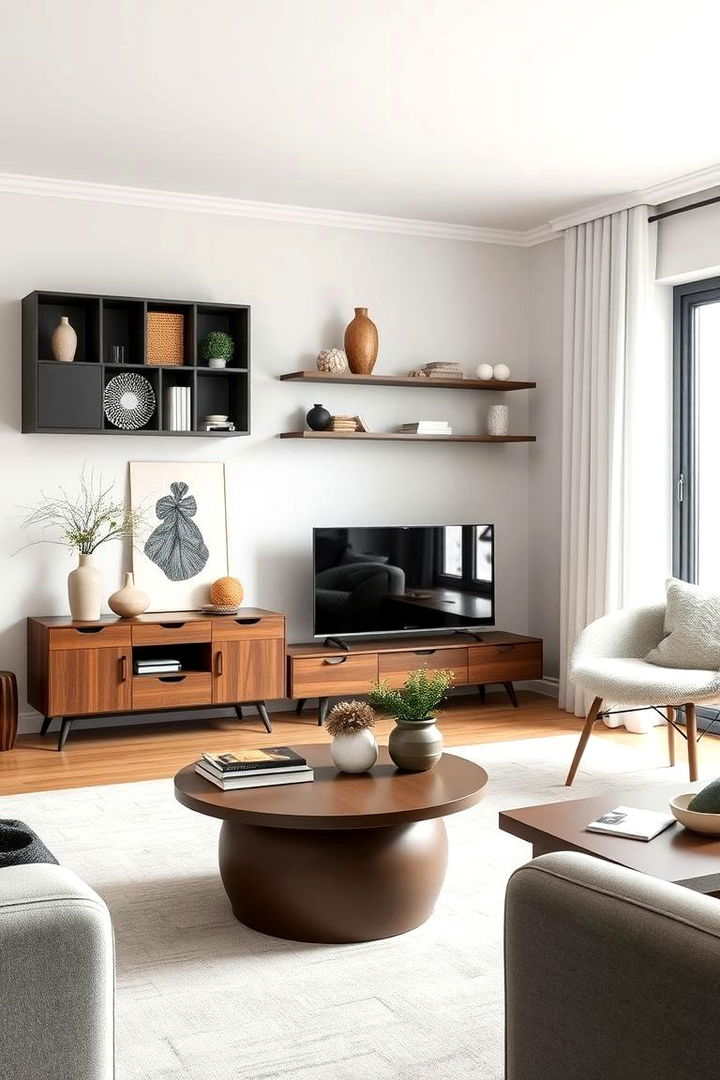 Functional Artful Accents - 22 Scandinavian Living Room Ideas