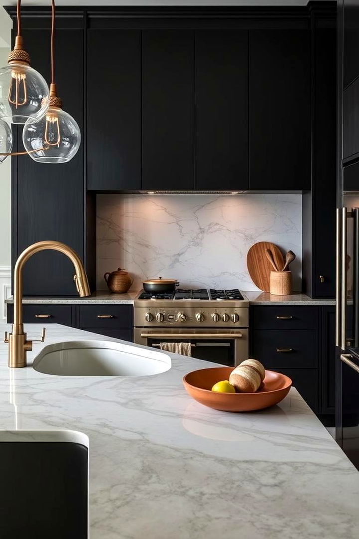 Functional Artistry - 22 Kitchens With Black Cabinets