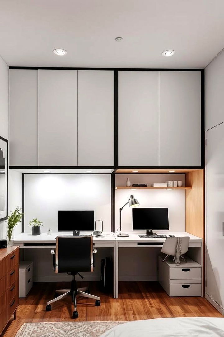 Functional Dual Spaces - 22 Bedroom Office Ideas
