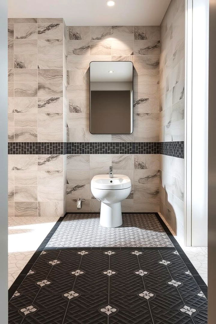 Functional Floor Design - 22 Small Powder Room Ideas