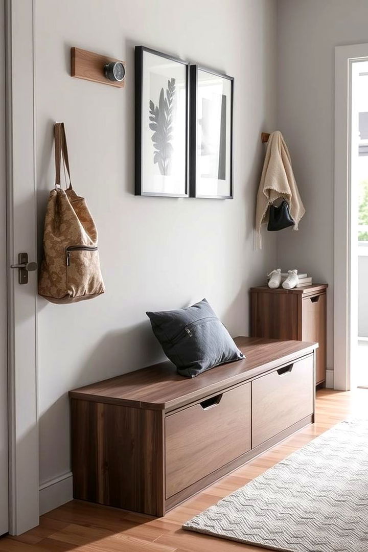 Functional Furniture Elements - 22 Hallway Decor Ideas