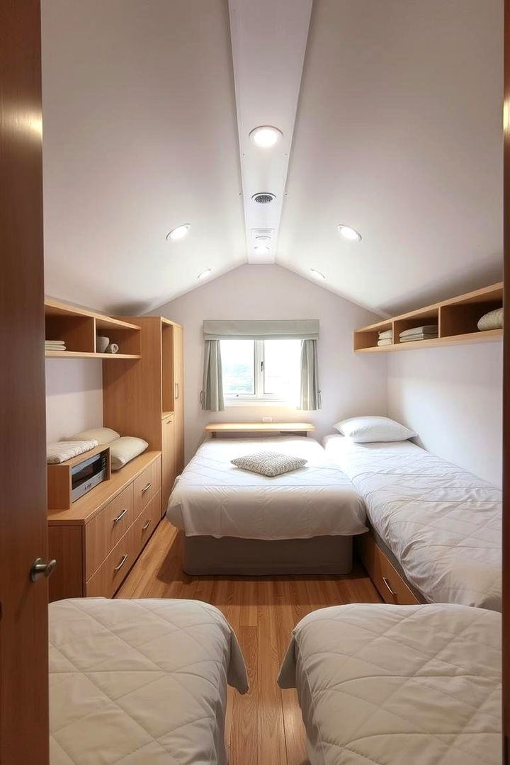 Functional Furniture Placement - 22 Low Sloped Ceiling Bedroom Ideas