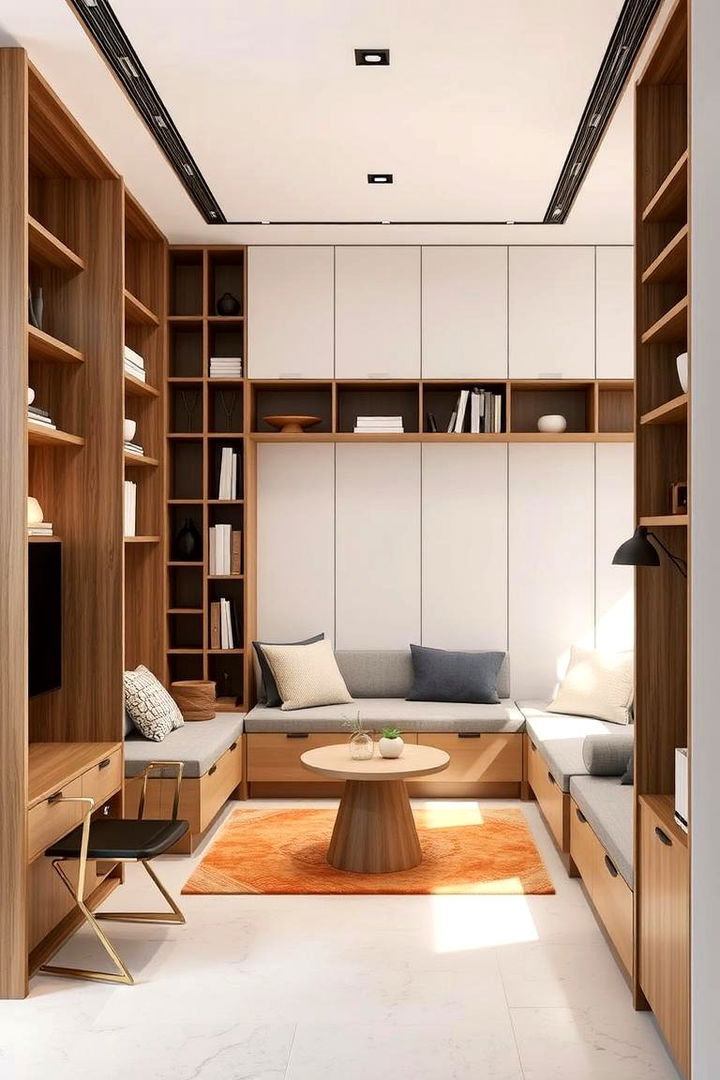 Functional Furniture Selections - 22 Minimalist Living Room Ideas