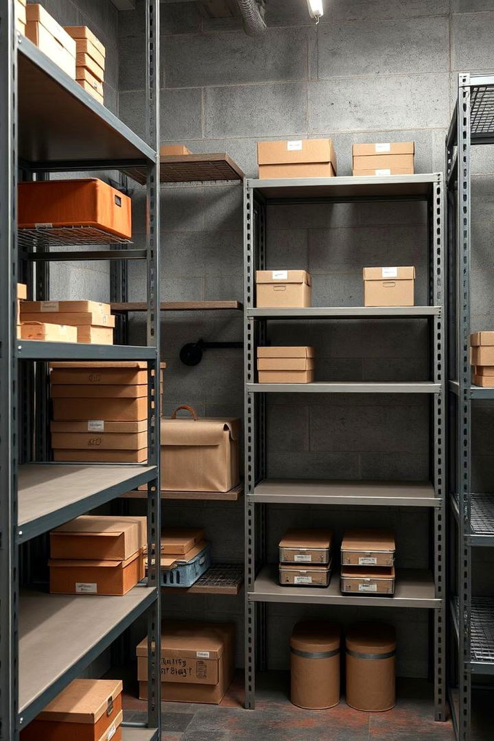 Functional Industrial Shelving - 22 Brutalist Interior Design Ideas