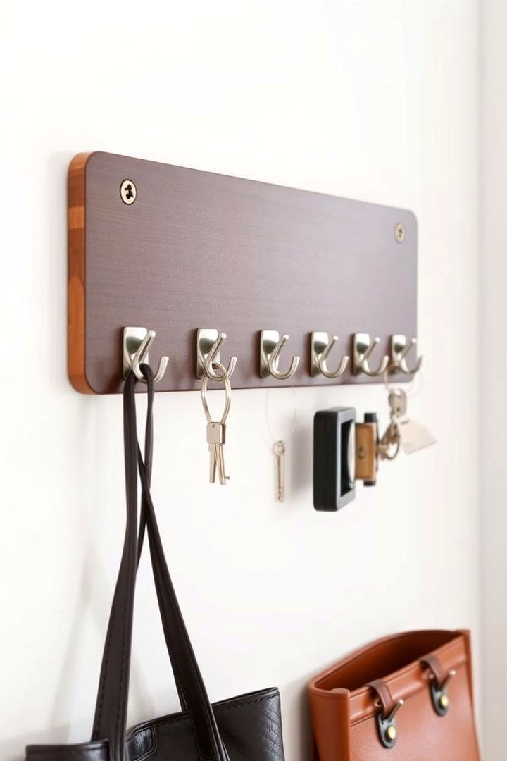 Functional Key Organizer - 22 Entryway Wall Ideas