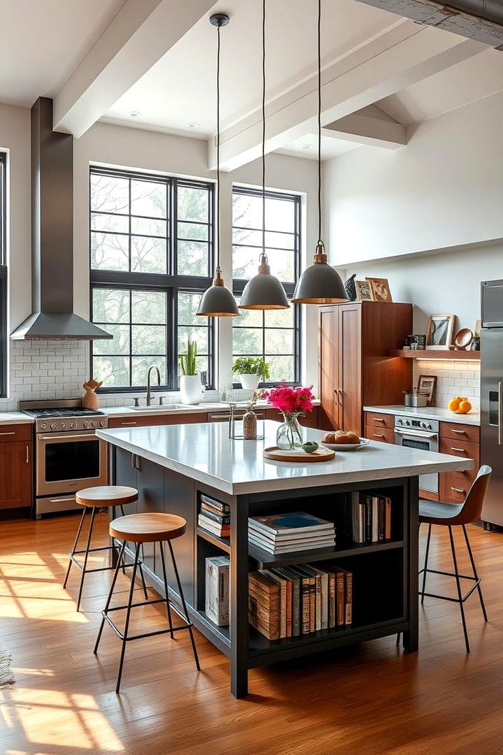 Functional Kitchen Islands for Interactive Spaces - 22 Industrial Kitchen Ideas