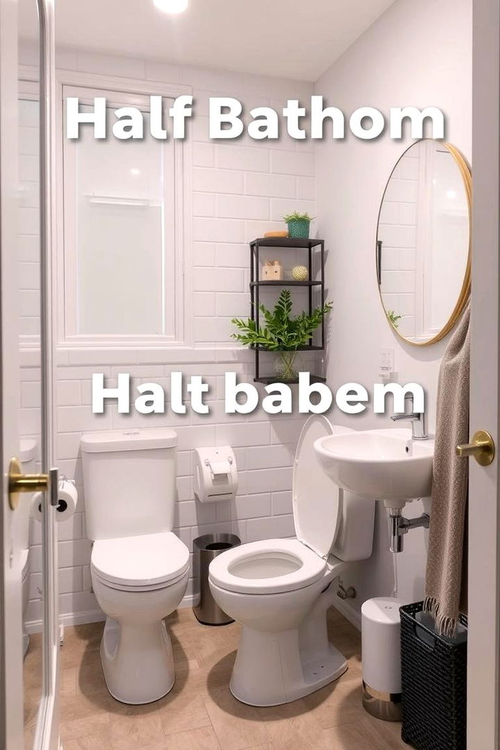 Functional Layout Optimization - 22 Half Bathroom Ideas