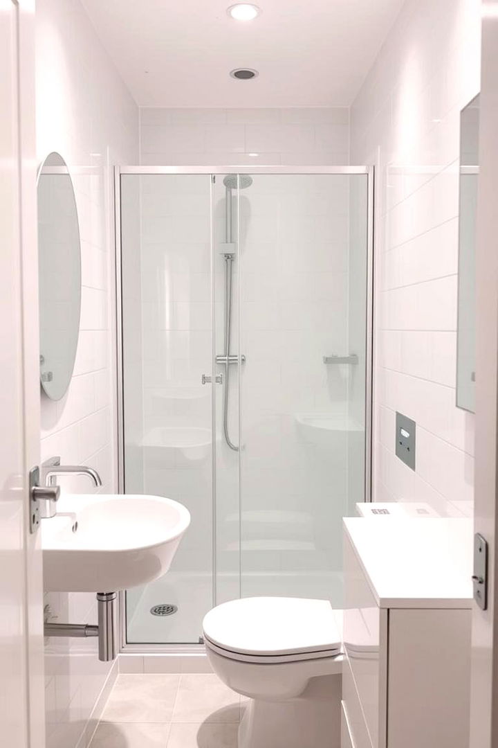 Functional Layout Planning - 22 Small White Bathroom Ideas