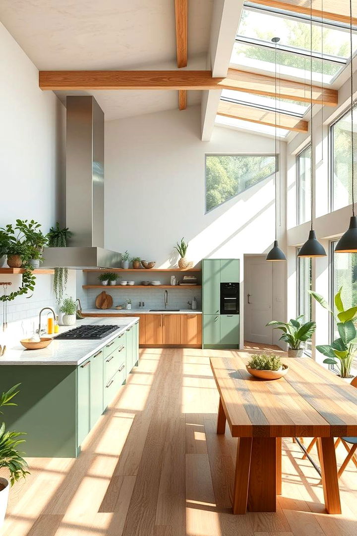 Functional Nature Infused Layout - 22 Organic Kitchen Design Ideas