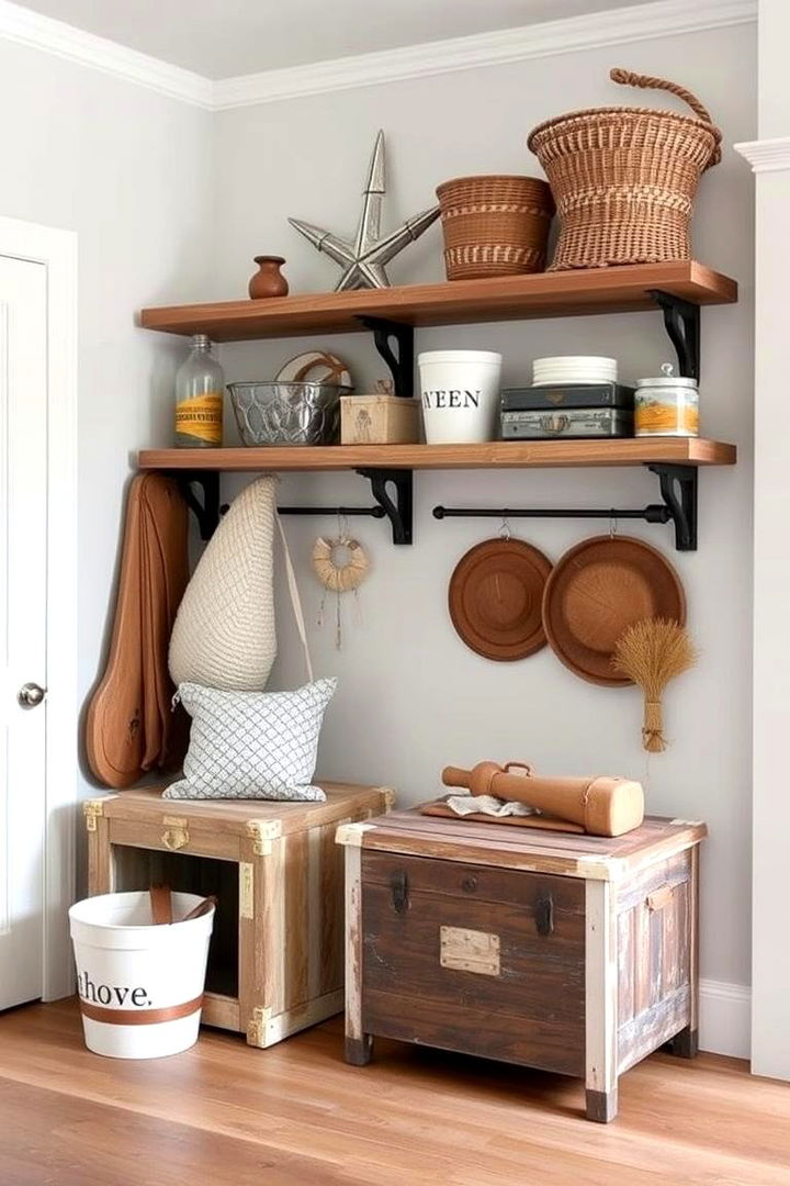 Functional Nautical Storage - 22 Beach Themed Bedroom Ideas