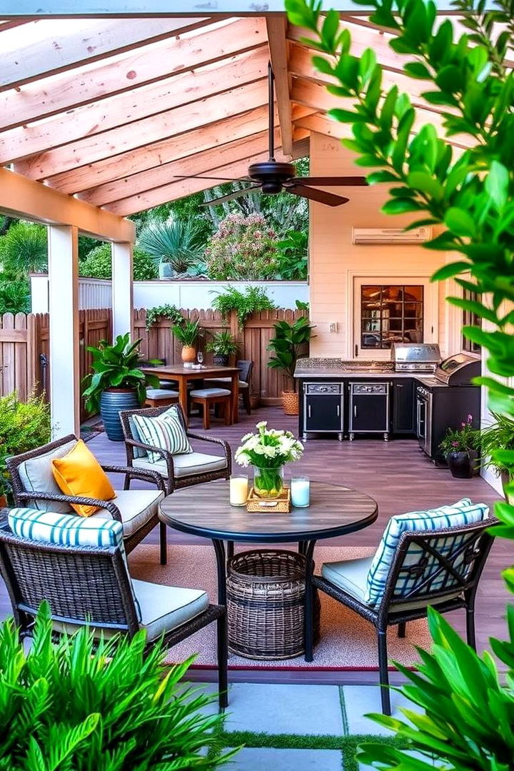Functional Outdoor Entertaining Spaces - 22 Coastal Garden Ideas