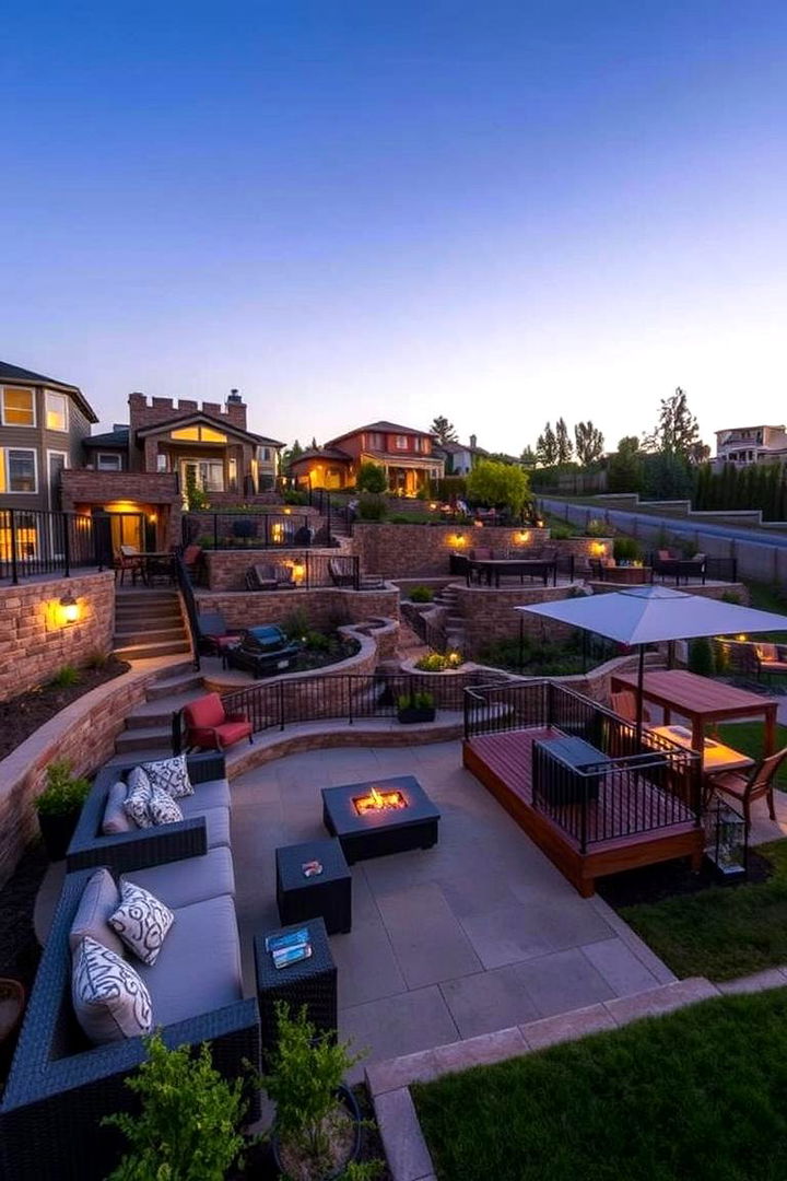 Functional Outdoor Living Spaces - 22 Sloped Garden Ideas