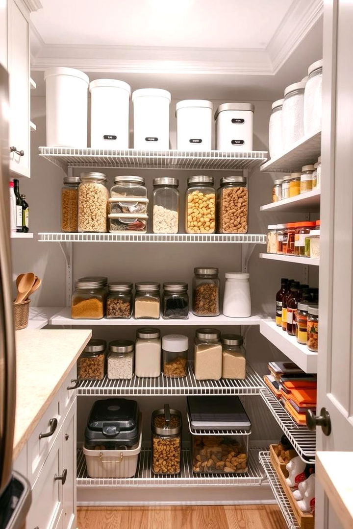 Functional Pantry Systems - 22 Townhouse Kitchen Ideas