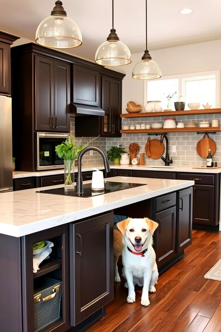 Functional Pet Friendly Design - 22 Kitchen Peninsula Ideas
