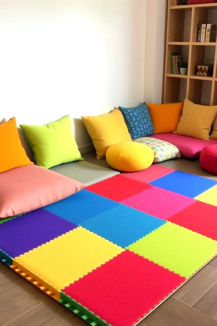 Functional Play Mats and Cushions - 22 Toddler Room Ideas
