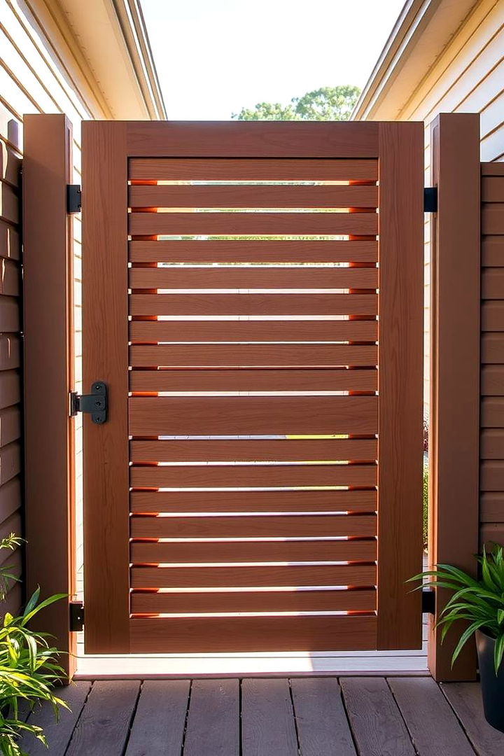 Functional Privacy Screen - 22 Deck Gate Ideas