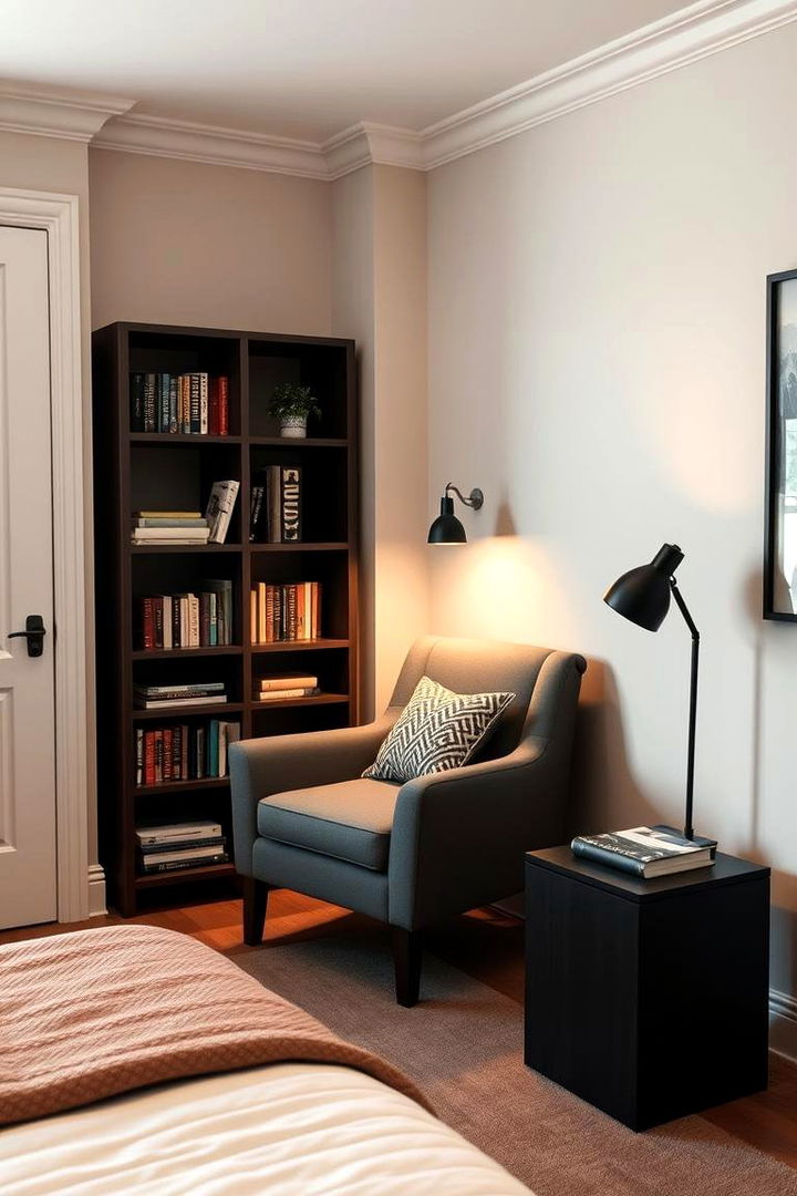 Functional Reading Nook - 22 Bedroom Sitting Area Ideas